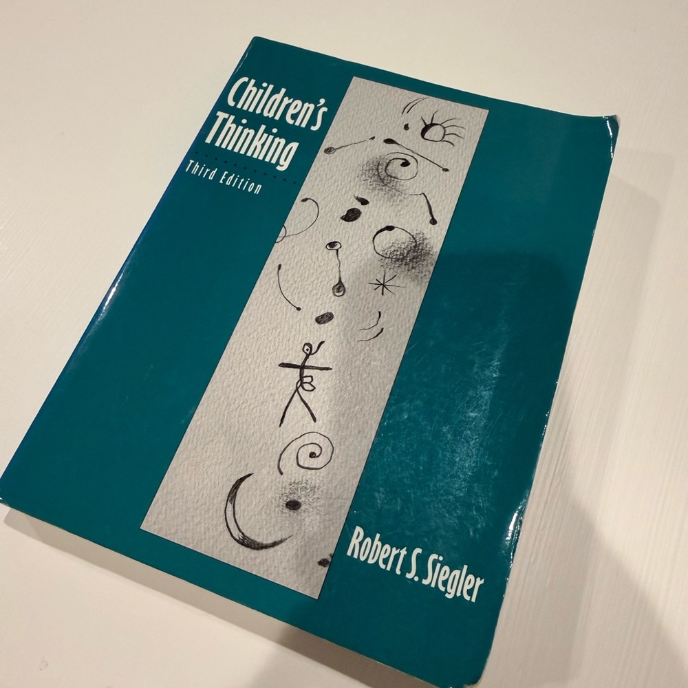 Children's Thinking Book - Teal Cover